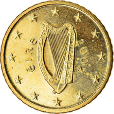 IRELAND REPUBLIC, 50 Euro Cent, 2002, VZ, Messing, KM:37