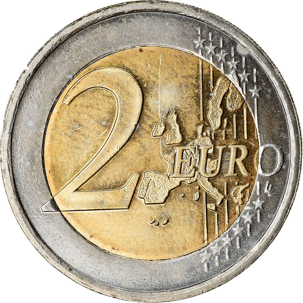 REPUBBLICA D’IRLANDA, 2 Euro, 2003, SPL, Bi-metallico, KM:39