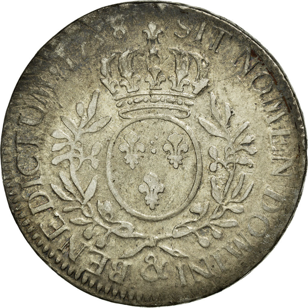 Moneta, Francja, Louis XV, Écu aux branches d'olivier, Ecu, 1738, Aix