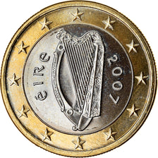 REPUBBLICA D’IRLANDA, Euro, 2007, SPL, Bi-metallico, KM:50