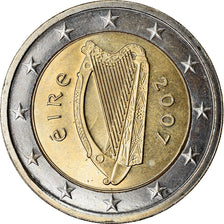 REPUBBLICA D’IRLANDA, 2 Euro, 2007, SPL, Bi-metallico, KM:51
