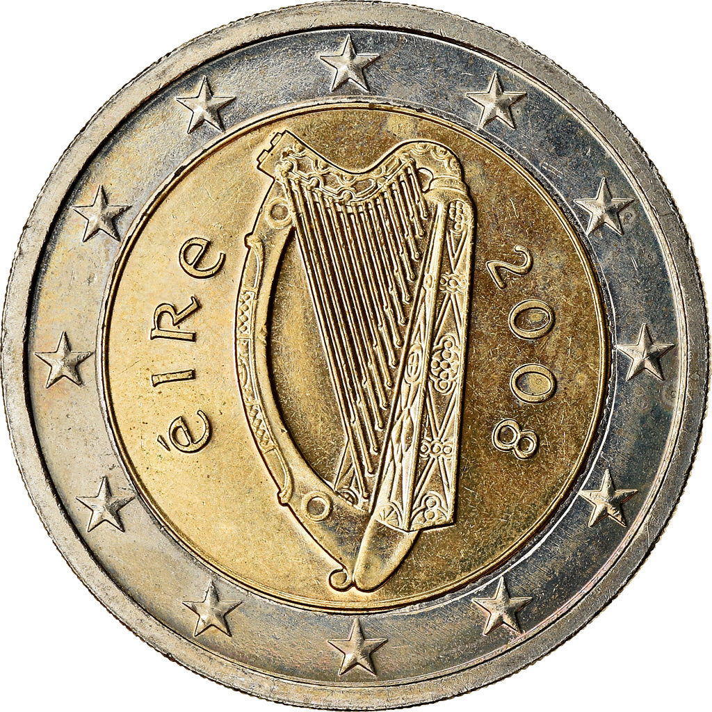 IRELAND REPUBLIC, 2 Euro, 2008, SUP, Bi-Metallic, KM:51