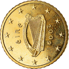 REPUBBLICA D’IRLANDA, 50 Euro Cent, 2009, SPL, Ottone, KM:49