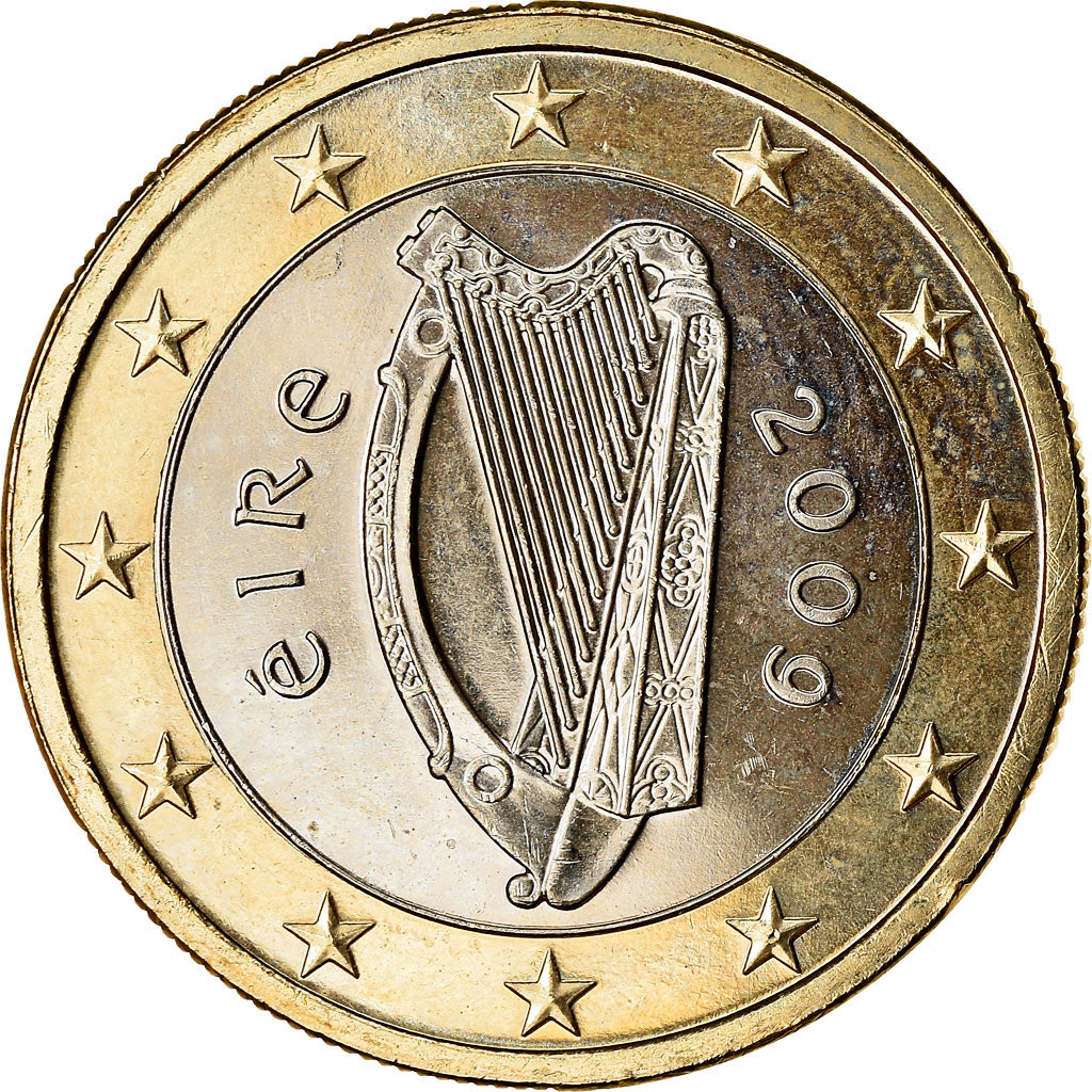 REPUBBLICA D’IRLANDA, Euro, 2009, SPL, Bi-metallico, KM:50