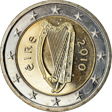 REPUBBLICA D’IRLANDA, 2 Euro, 2010, SPL, Bi-metallico, KM:51