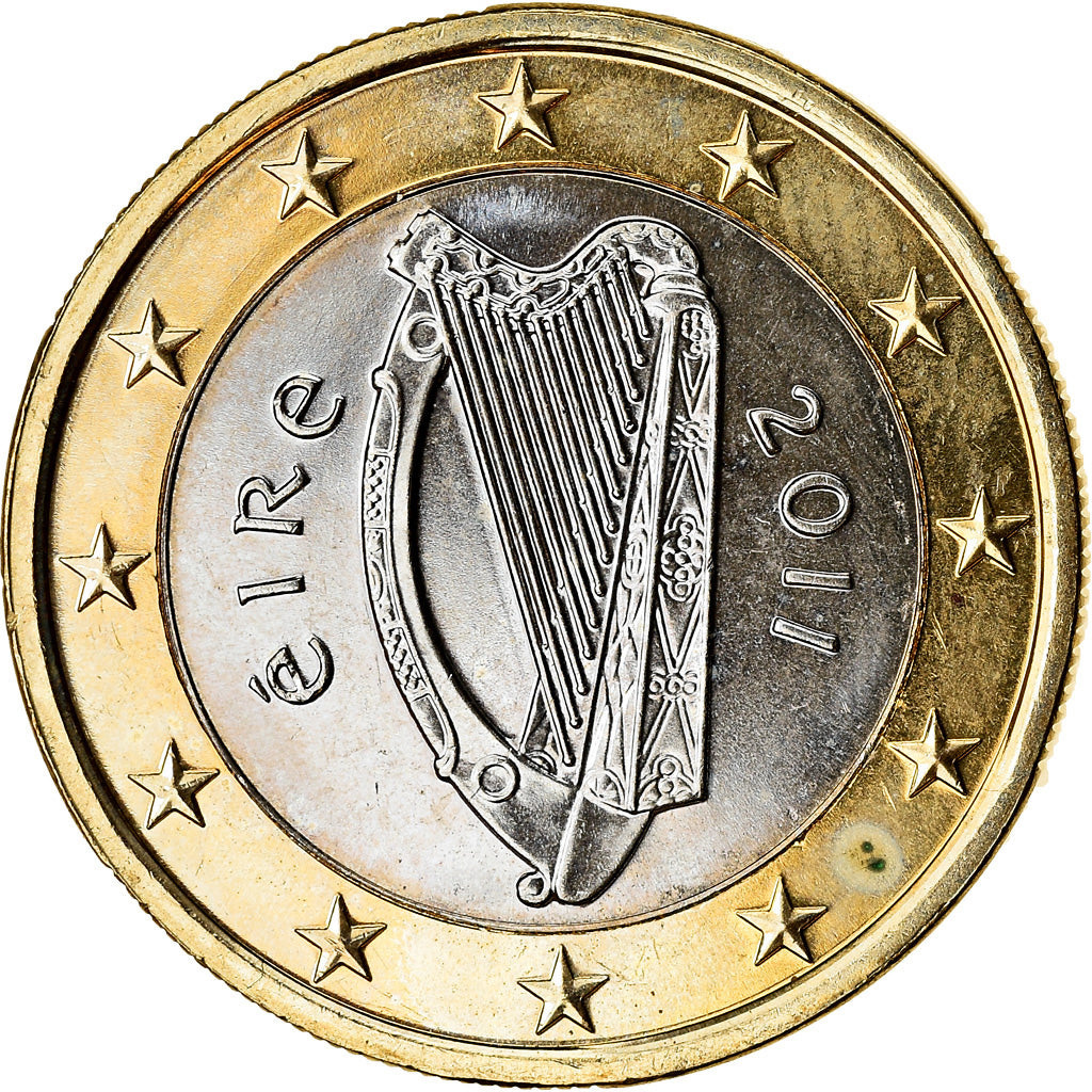 REPUBBLICA D’IRLANDA, Euro, 2011, SPL, Bi-metallico, KM:50
