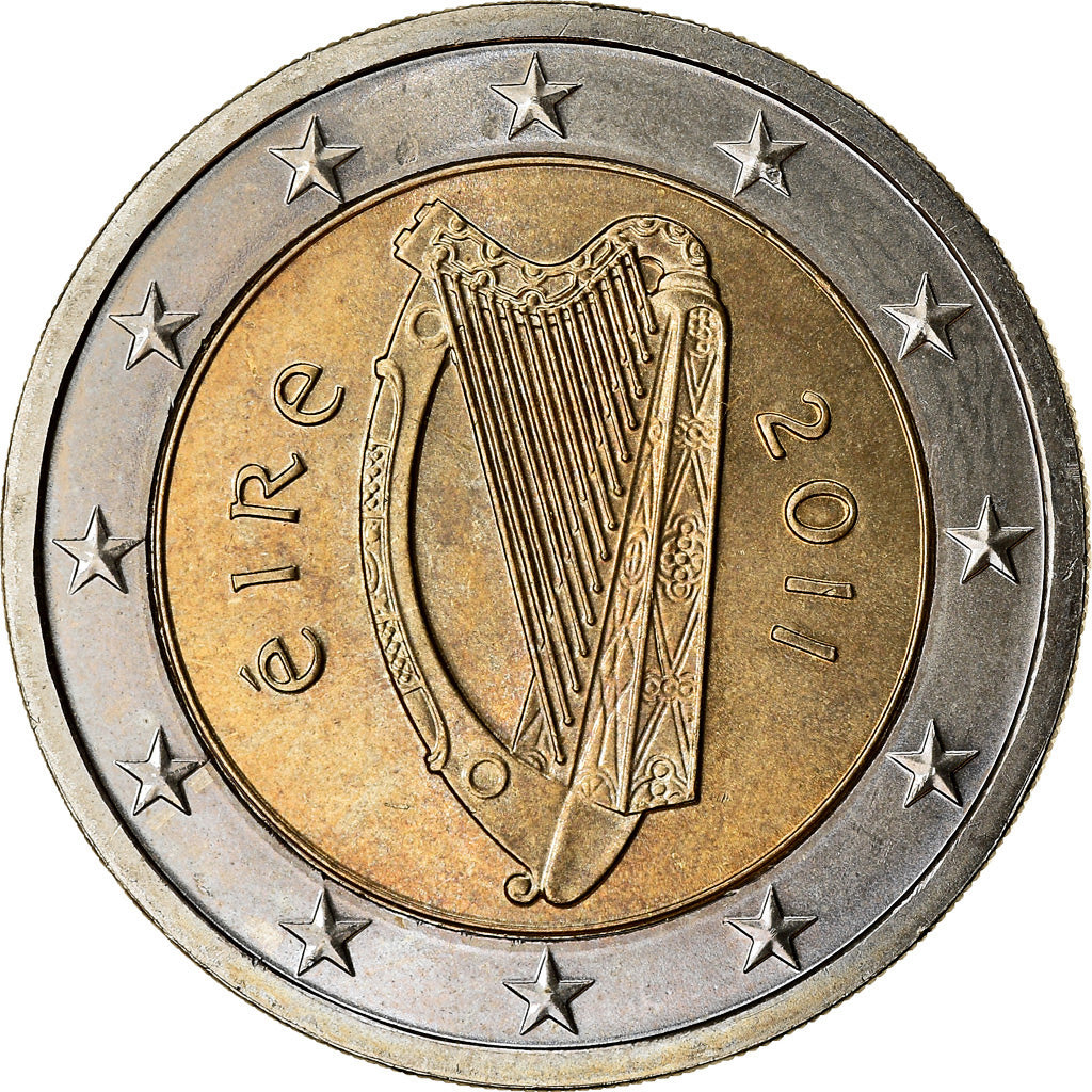 REPUBBLICA D’IRLANDA, 2 Euro, 2011, SPL, Bi-metallico, KM:51