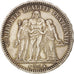 FRANCE, Hercule, 5 Francs, 1875, Paris, KM #820.1, AU(50-53), Silver, Gadoury...