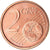 REPÚBLICA DA IRLANDA, 2 Euro Cent, 2012, MS(63), Aço Cromado a Cobre, KM:33