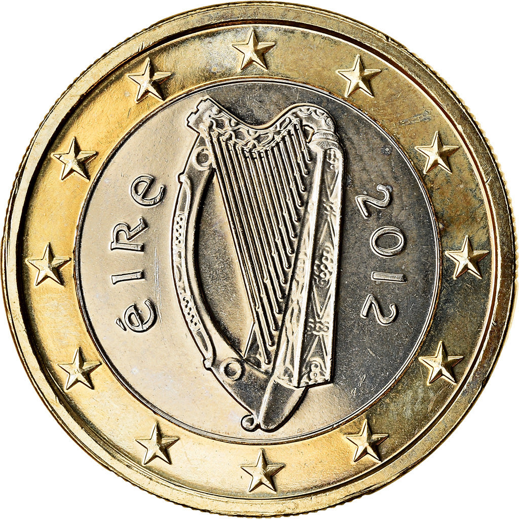 IRELAND REPUBLIC, Euro, 2012, UNZ, Bi-Metallic, KM:50