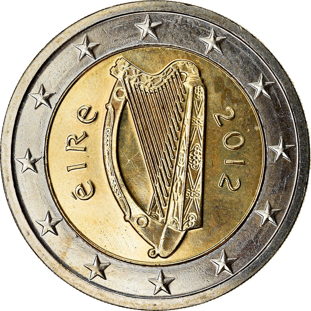 REPUBBLICA D’IRLANDA, 2 Euro, 2012, SPL, Bi-metallico, KM:51