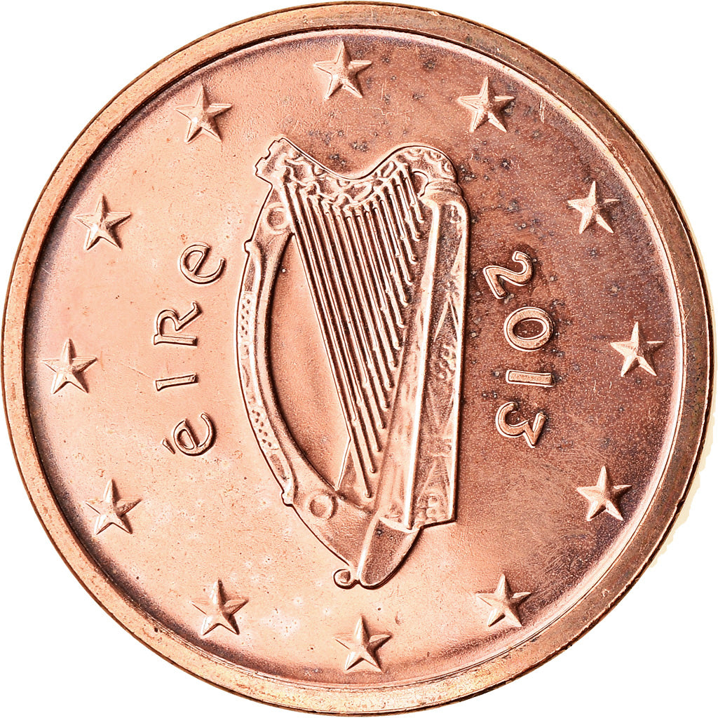 IRELAND REPUBLIC, 5 Euro Cent, 2013, SPL, Copper Plated Steel, KM:34