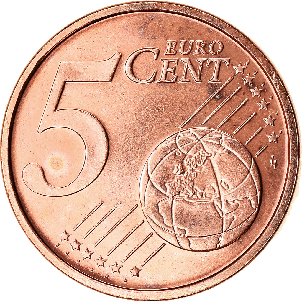 IRELAND REPUBLIC, 5 Euro Cent, 2013, SPL, Copper Plated Steel, KM:34