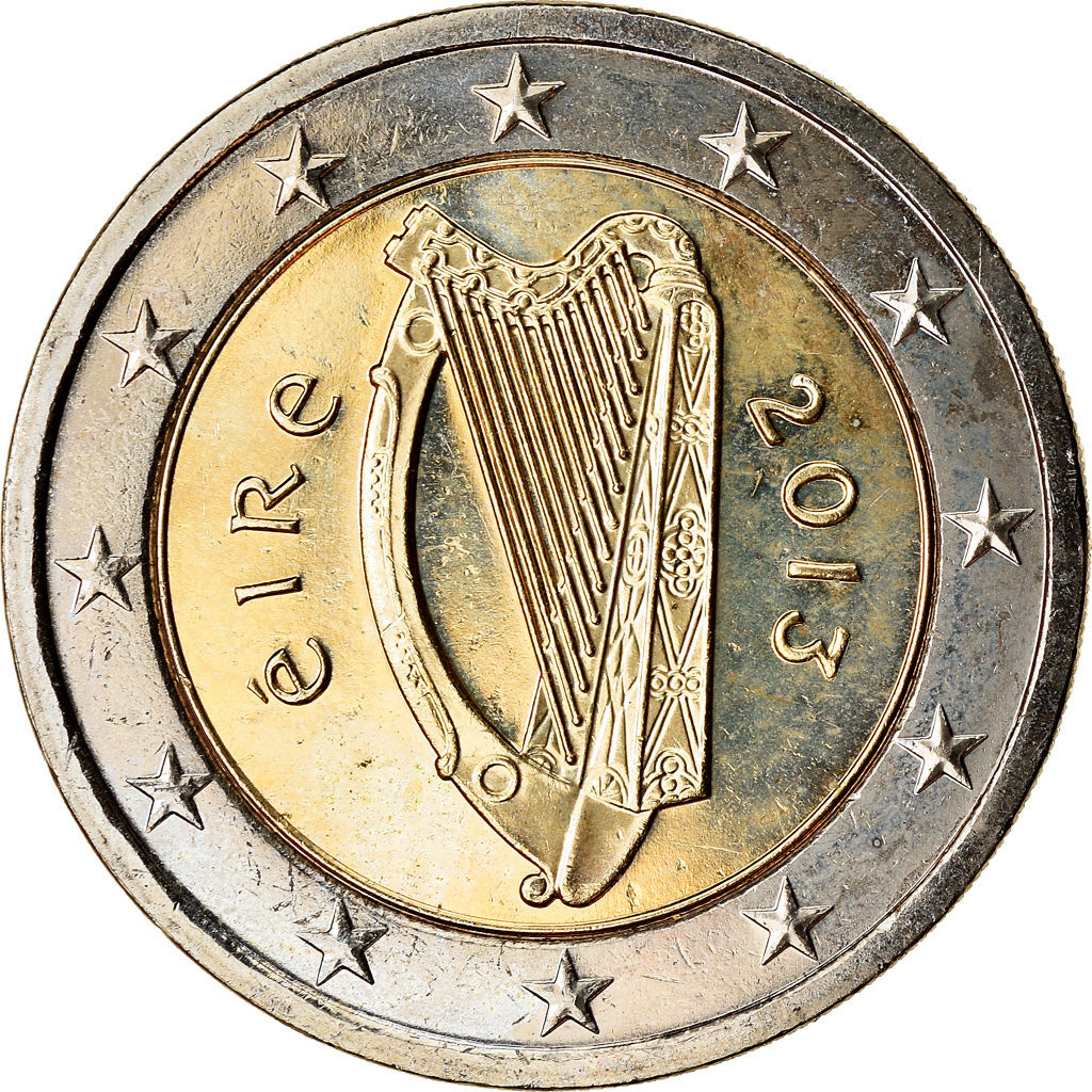 REPUBBLICA D’IRLANDA, 2 Euro, 2013, SPL, Bi-metallico, KM:51