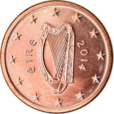REPUBBLICA D’IRLANDA, Euro Cent, 2014, SPL, Acciaio placcato rame