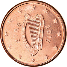 IRELAND REPUBLIC, Euro Cent, 2015, UNZ, Copper Plated Steel