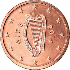 REPUBBLICA D’IRLANDA, 2 Euro Cent, 2014, SPL, Acciaio placcato rame