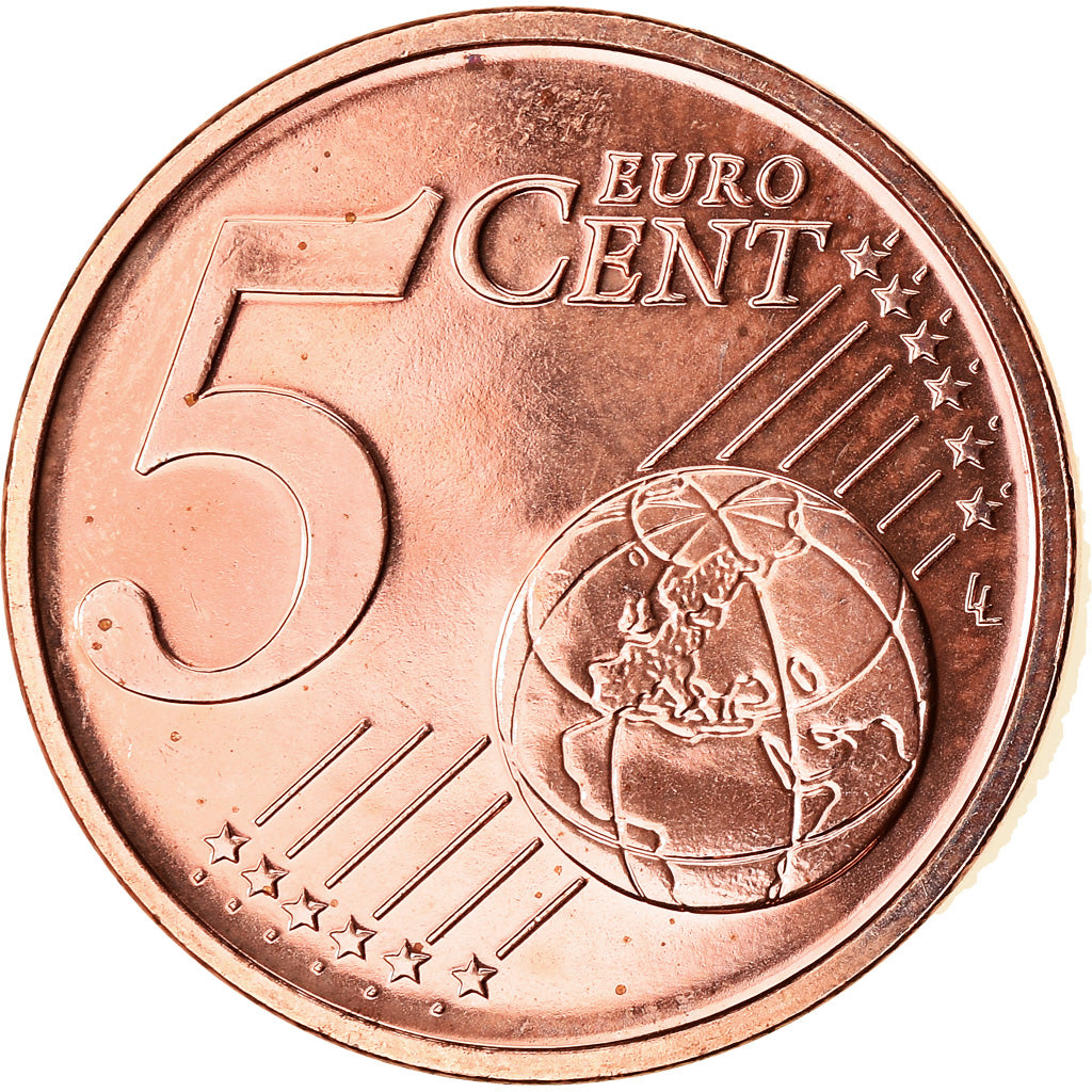 IRELAND REPUBLIC, 5 Euro Cent, 2017, MS(63), Copper Plated Steel