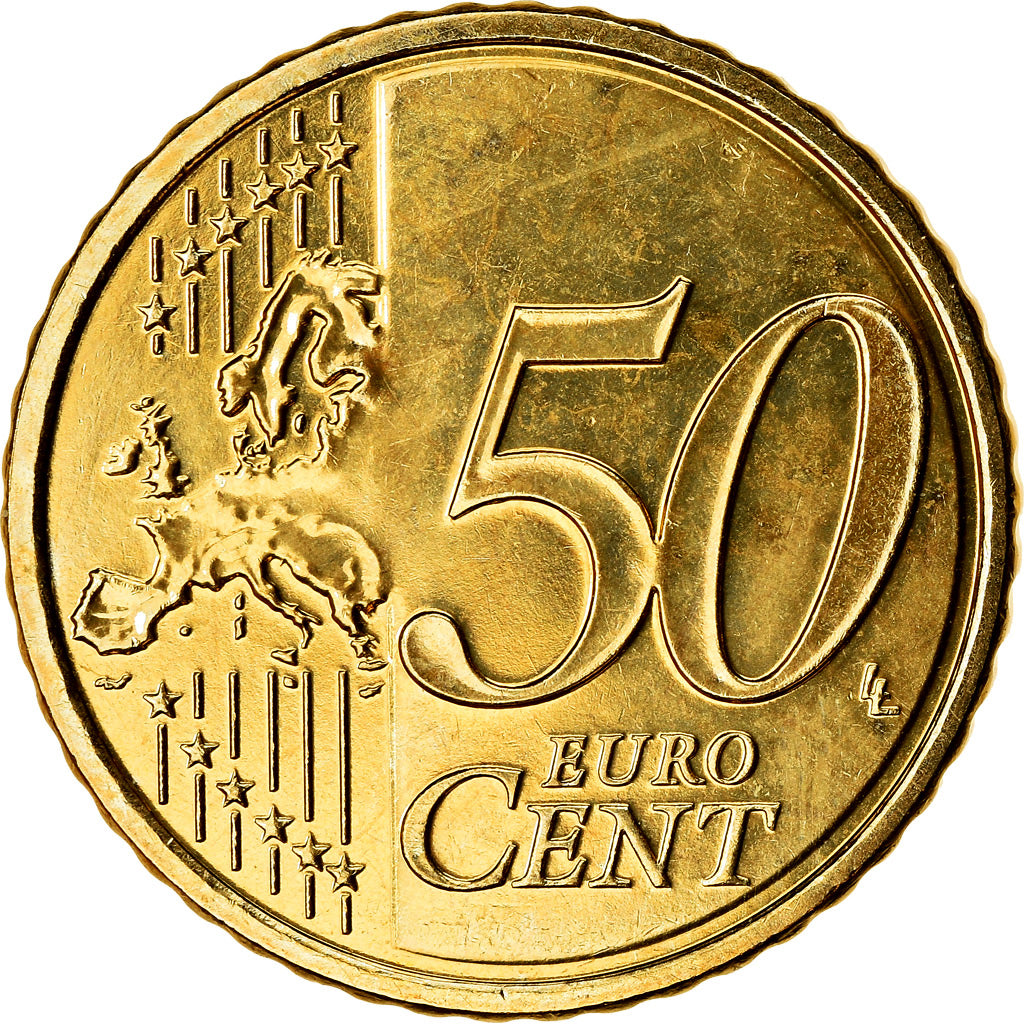 IRELAND REPUBLIC, 50 Euro Cent, 2015, SPL, Laiton