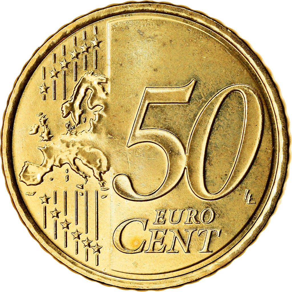 IRELAND REPUBLIC, 50 Euro Cent, 2017, UNZ, Messing