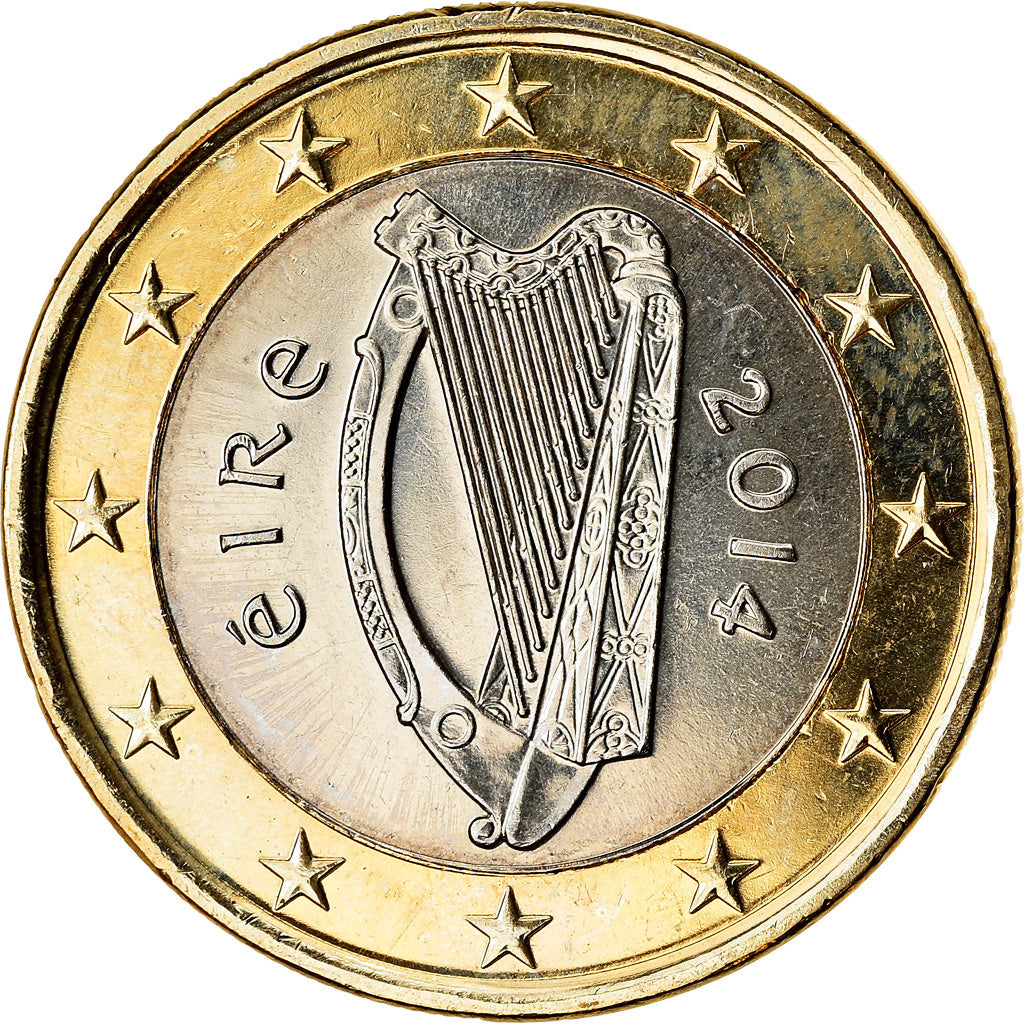 REPUBBLICA D’IRLANDA, Euro, 2014, SPL, Bi-metallico