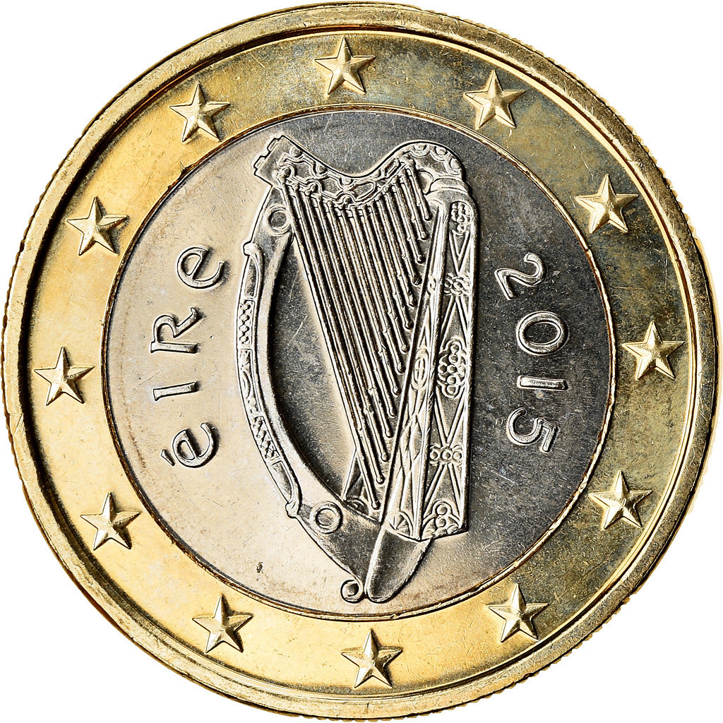 REPUBBLICA D’IRLANDA, Euro, 2015, SPL, Bi-metallico