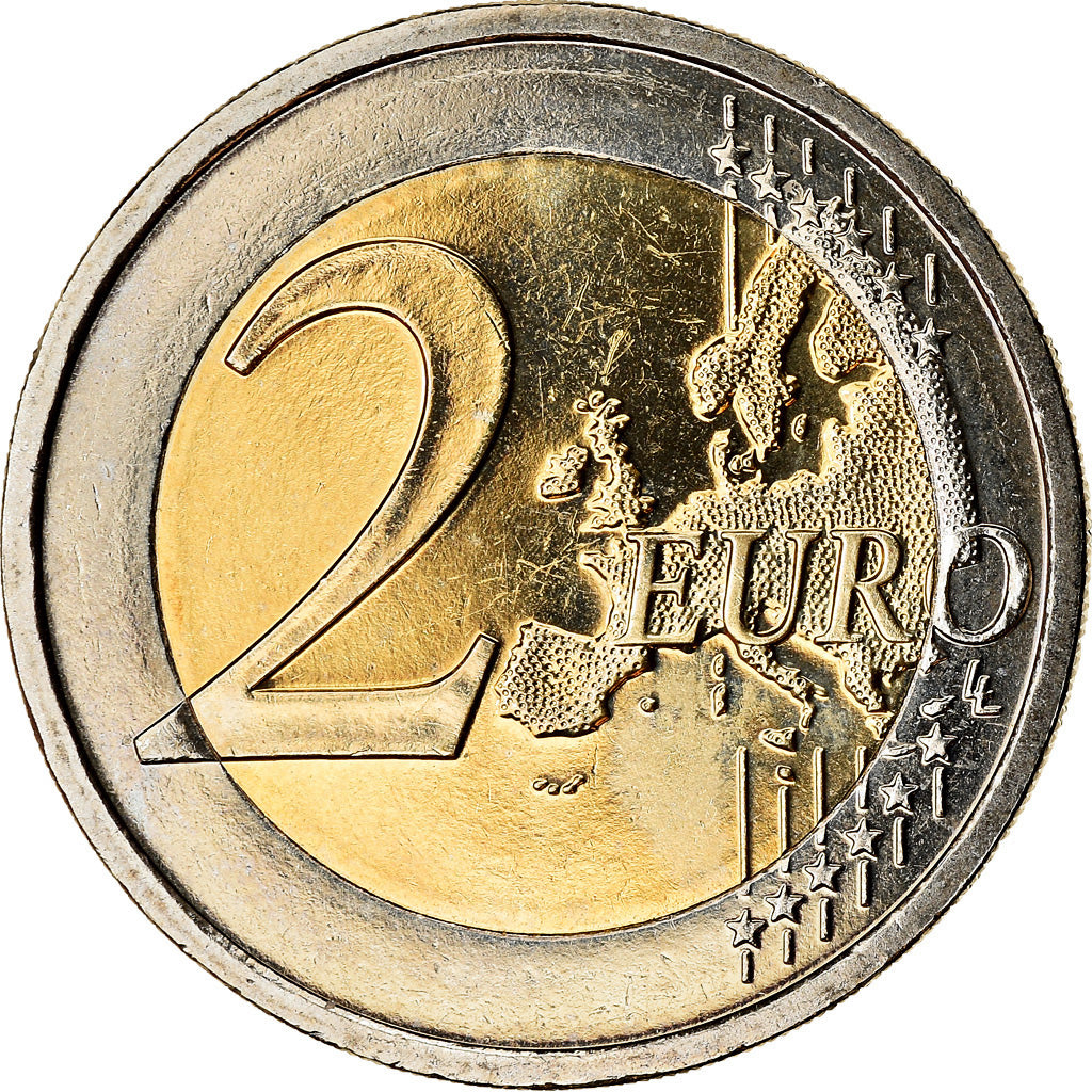 IRELAND REPUBLIC, 2 Euro, 2014, UNZ, Bi-Metallic