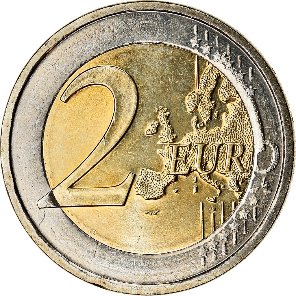 IRELAND REPUBLIC, 2 Euro, 2015, UNZ, Bi-Metallic