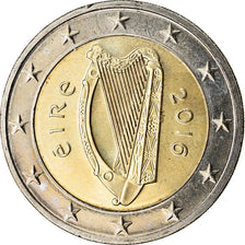 IRELAND REPUBLIC, 2 Euro, 2016, UNZ, Bi-Metallic