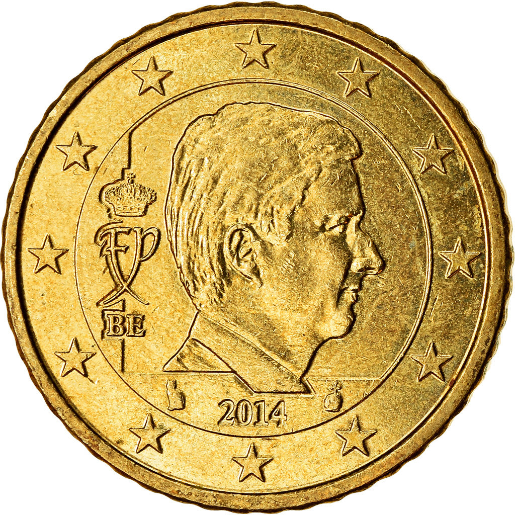 Belgio, 50 Euro Cent, 2014, SPL, Ottone