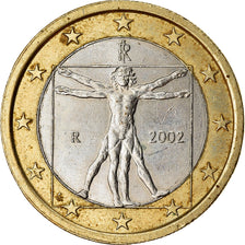 Italy, Euro, 2002, EF(40-45), Bi-Metallic, KM:216