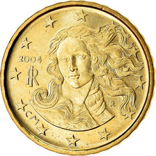 Italien, 10 Euro Cent, 2004, VZ, Messing, KM:213