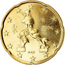 Italien, 20 Euro Cent, 2004, VZ, Messing, KM:214