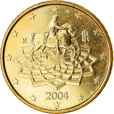 Italien, 50 Euro Cent, 2004, VZ, Messing, KM:215