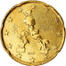 Italy, 20 Euro Cent, 2005, AU(55-58), Brass, KM:214