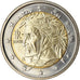 Włochy, 2 Euro, 2008, MS(63), Bimetaliczny, KM:251