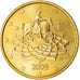 Italy, 50 Euro Cent, 2009, MS(63), Brass, KM:249