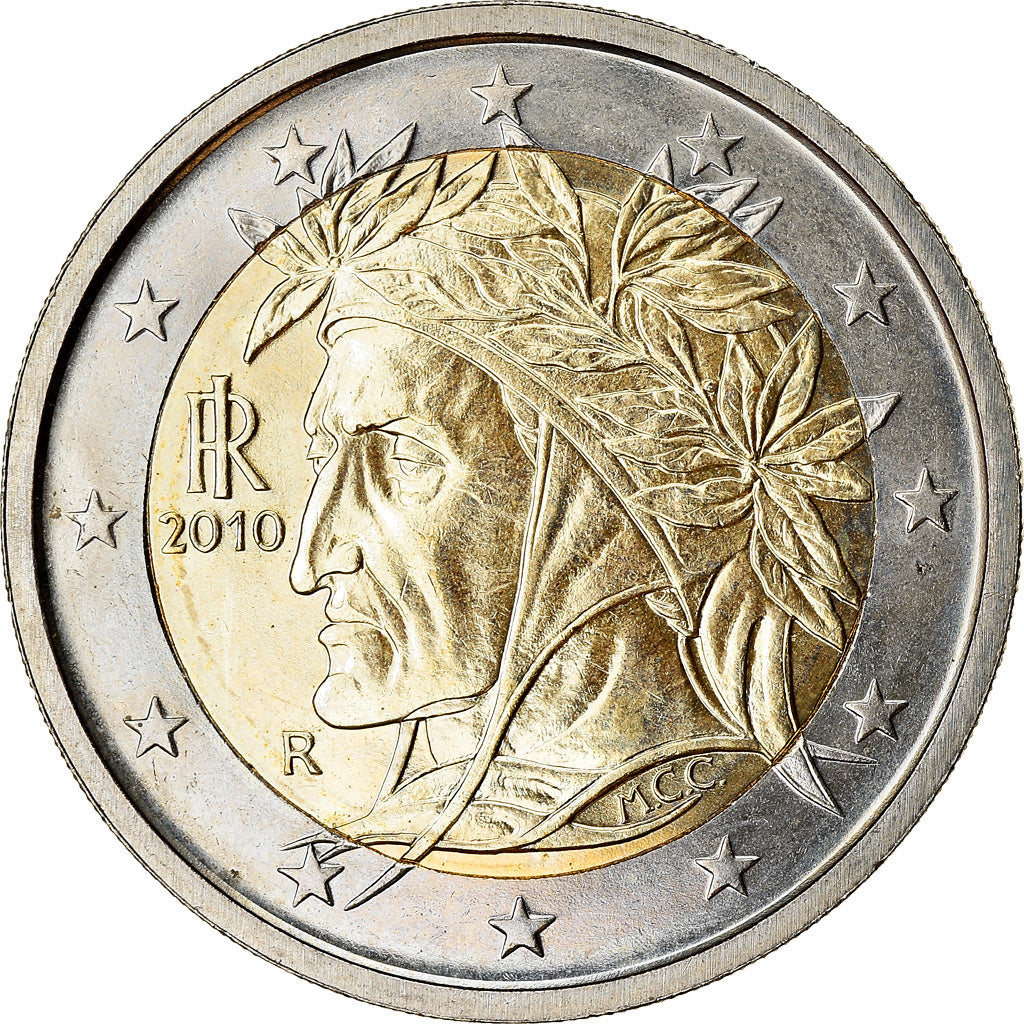 Italia, 2 Euro, 2010, SPL, Bi-metallico, KM:251
