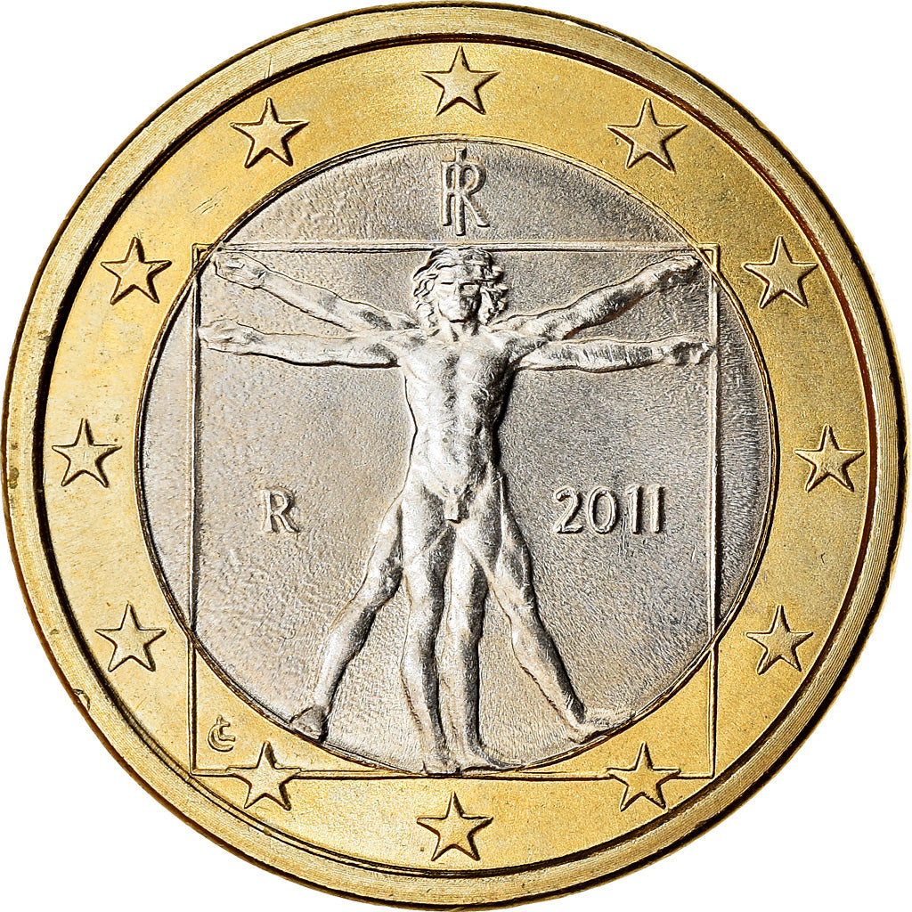 Italien, Euro, 2011, UNZ, Bi-Metallic, KM:250