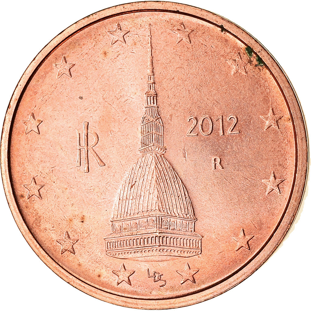 Italië, 2 Euro Cent, 2012, UNC-, Copper Plated Steel, KM:211