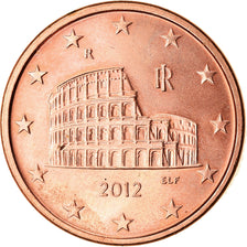 Italien, 5 Euro Cent, 2012, UNZ, Copper Plated Steel, KM:212