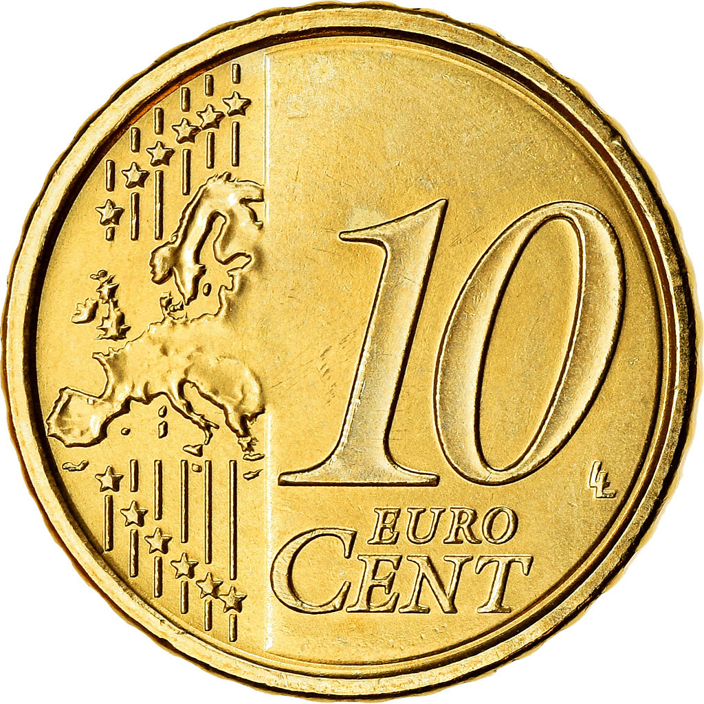 Italië, 10 Euro Cent, 2012, UNC-, Tin, KM:247