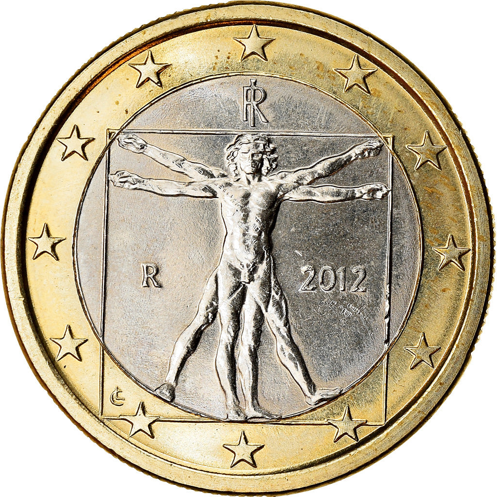 Italia, Euro, 2012, SPL, Bi-metallico, KM:250
