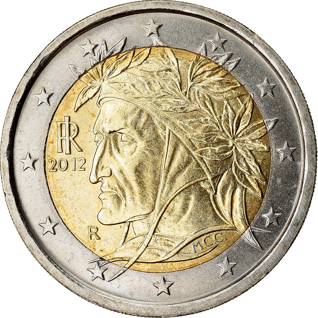 Italien, 2 Euro, 2012, UNZ, Bi-Metallic, KM:251