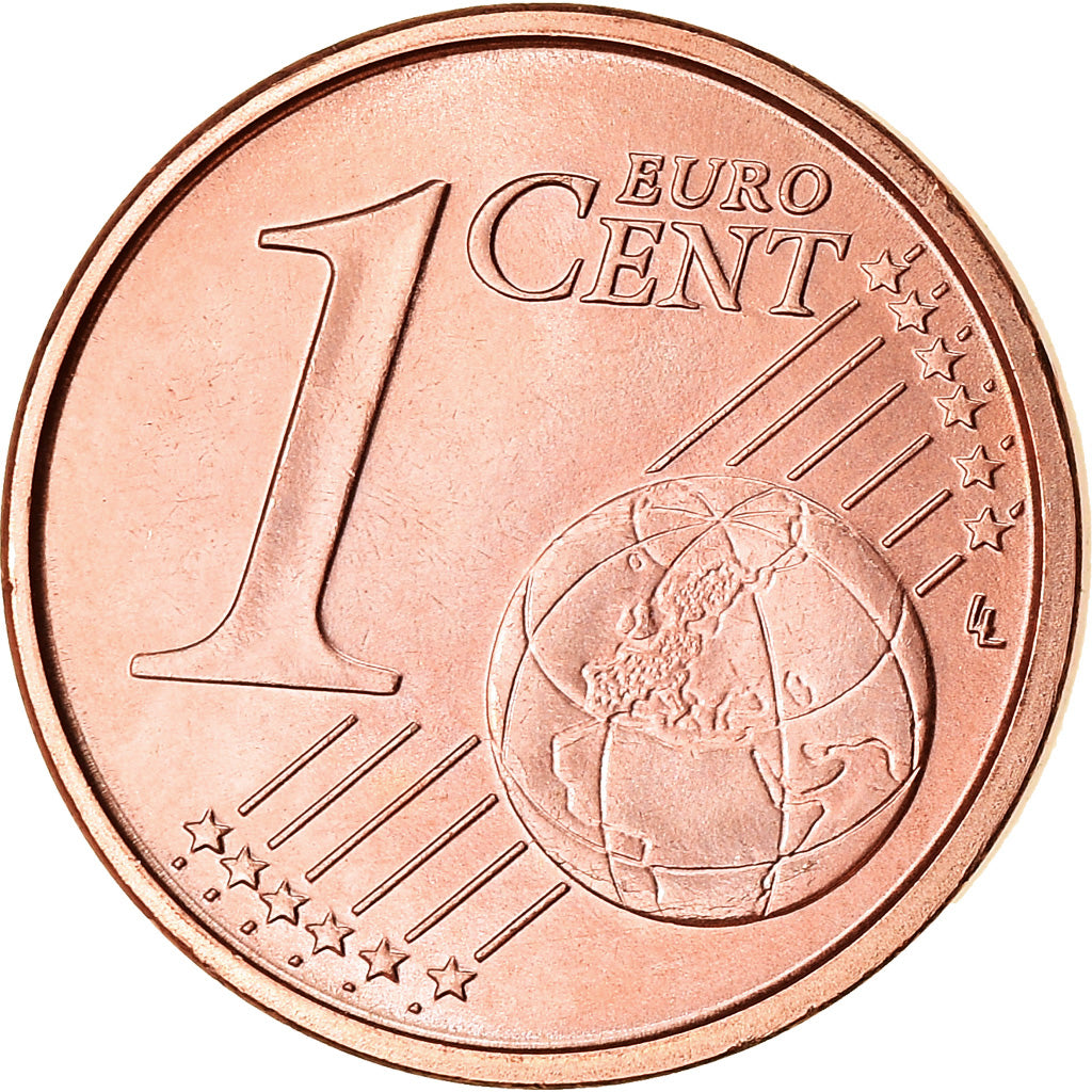 Itália, Euro Cent, 2014, MS(63), Aço Cromado a Cobre