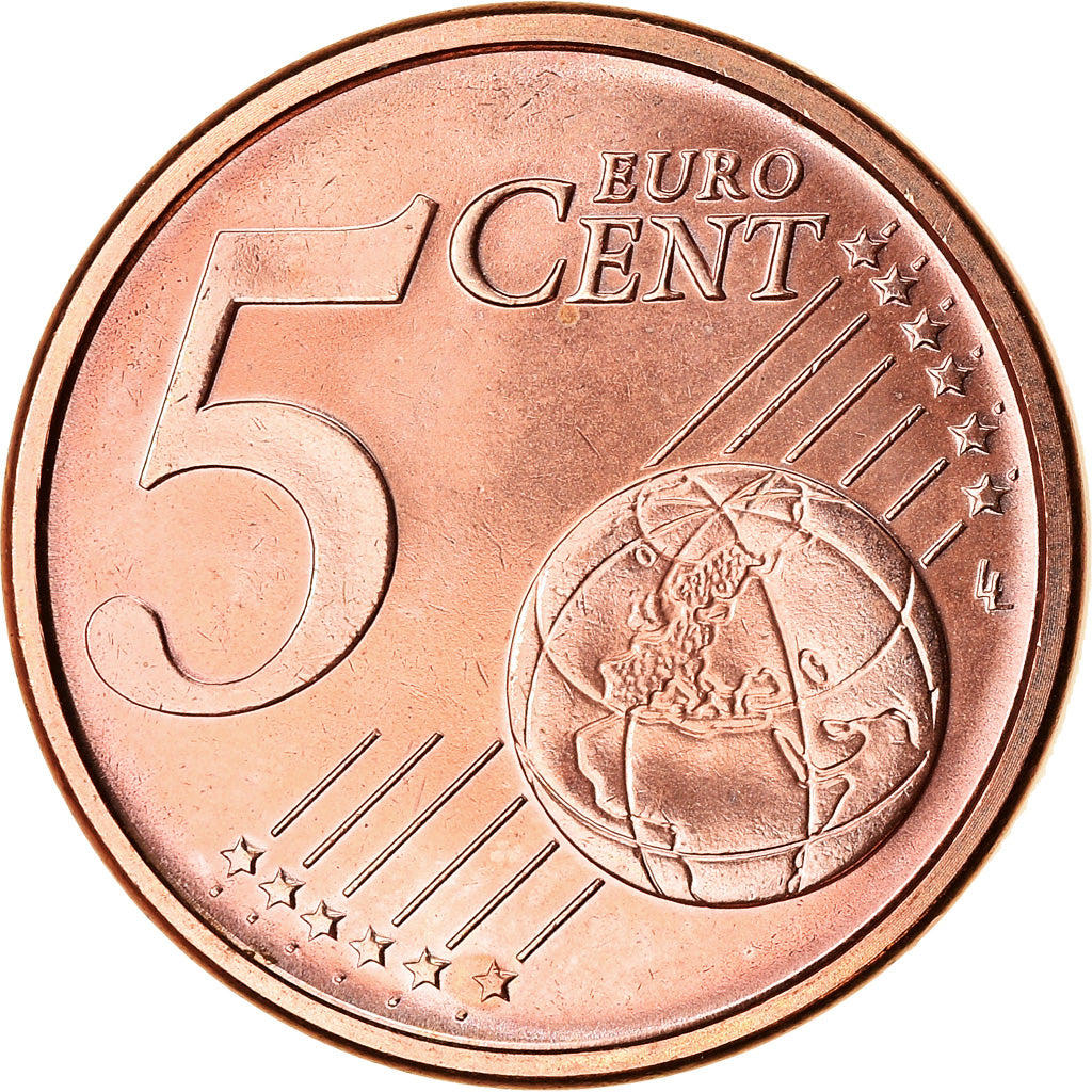 Italy, 5 Euro Cent, 2014, MS(63), Copper Plated Steel