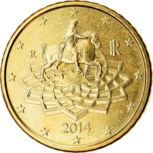 Italia, 50 Euro Cent, 2014, SC, Latón