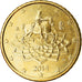 Italia, 50 Euro Cent, 2014, SC, Latón