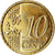 Malte, 10 Euro Cent, 2012, SPL, Laiton, KM:128