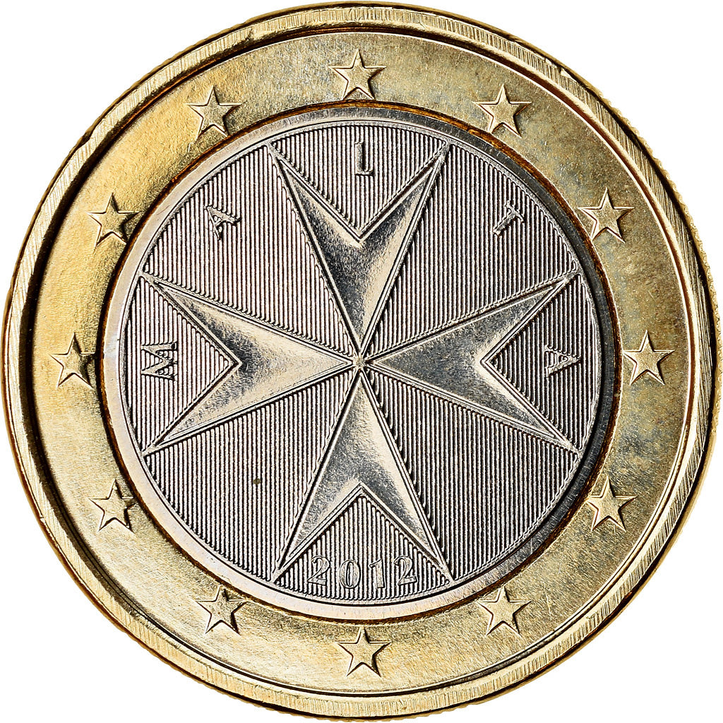 Malta, Euro, 2012, Paris, MS(63), Bimetaliczny, KM:131